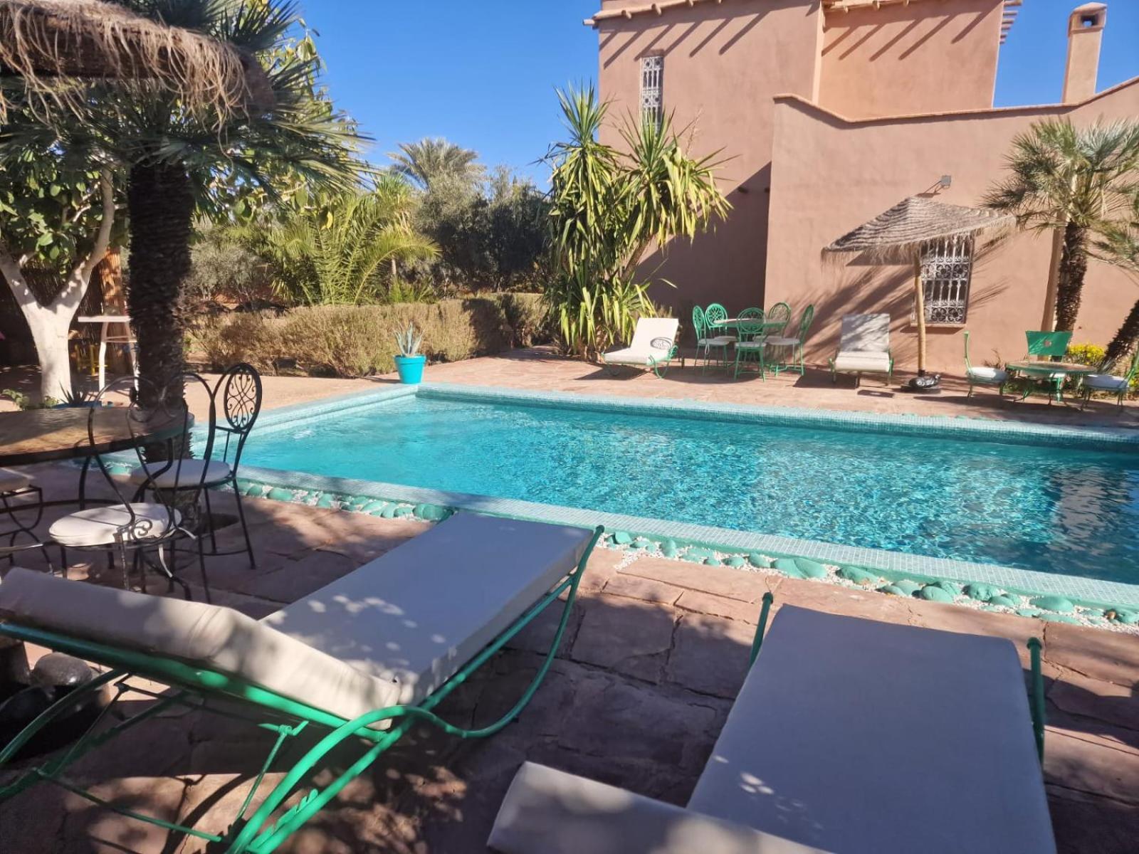 Manzal Lahbab, 2Villas 2Bungalows 2Piscines Et Jardins Ouled Jelal Exteriör bild