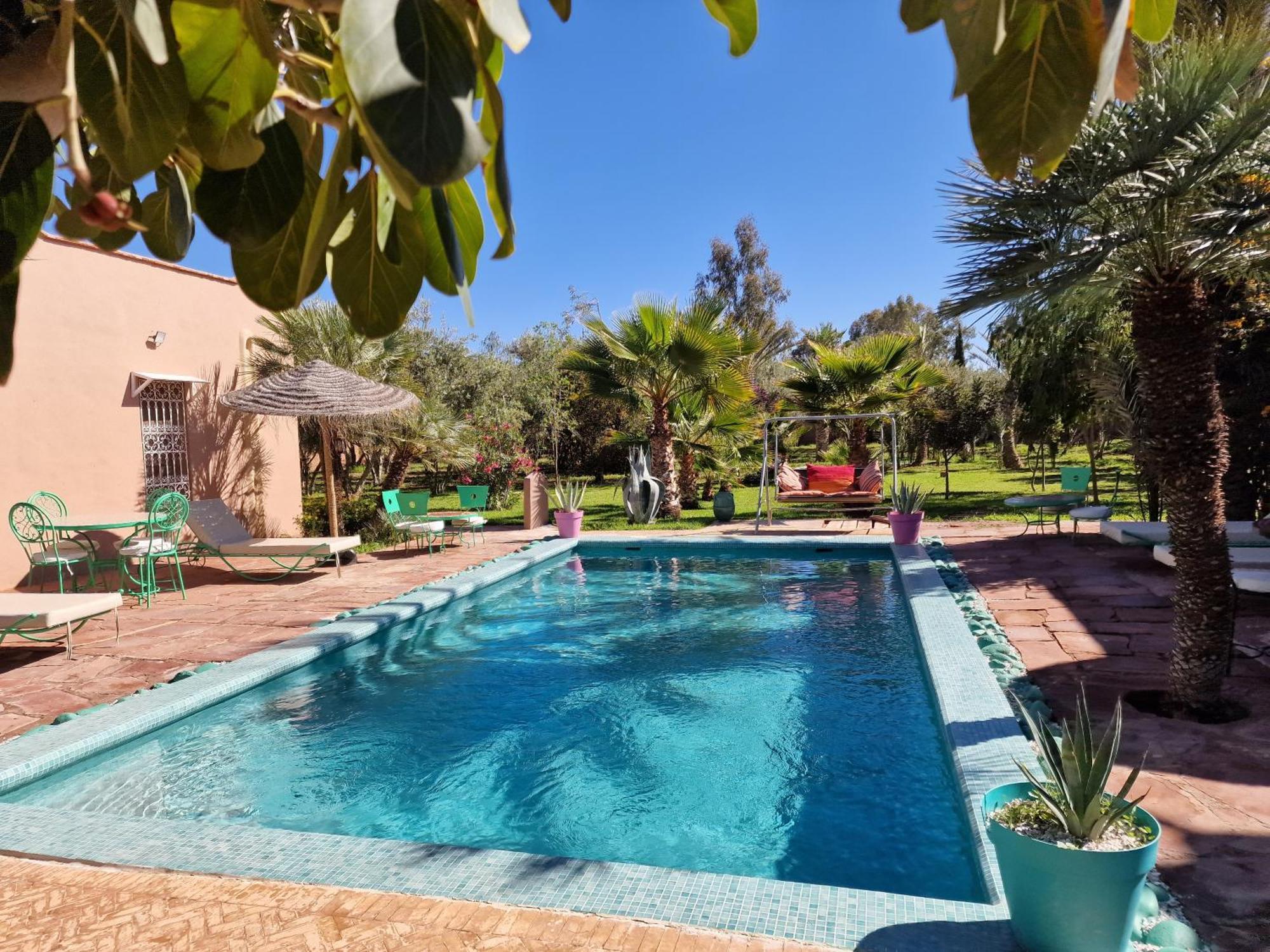 Manzal Lahbab, 2Villas 2Bungalows 2Piscines Et Jardins Ouled Jelal Exteriör bild