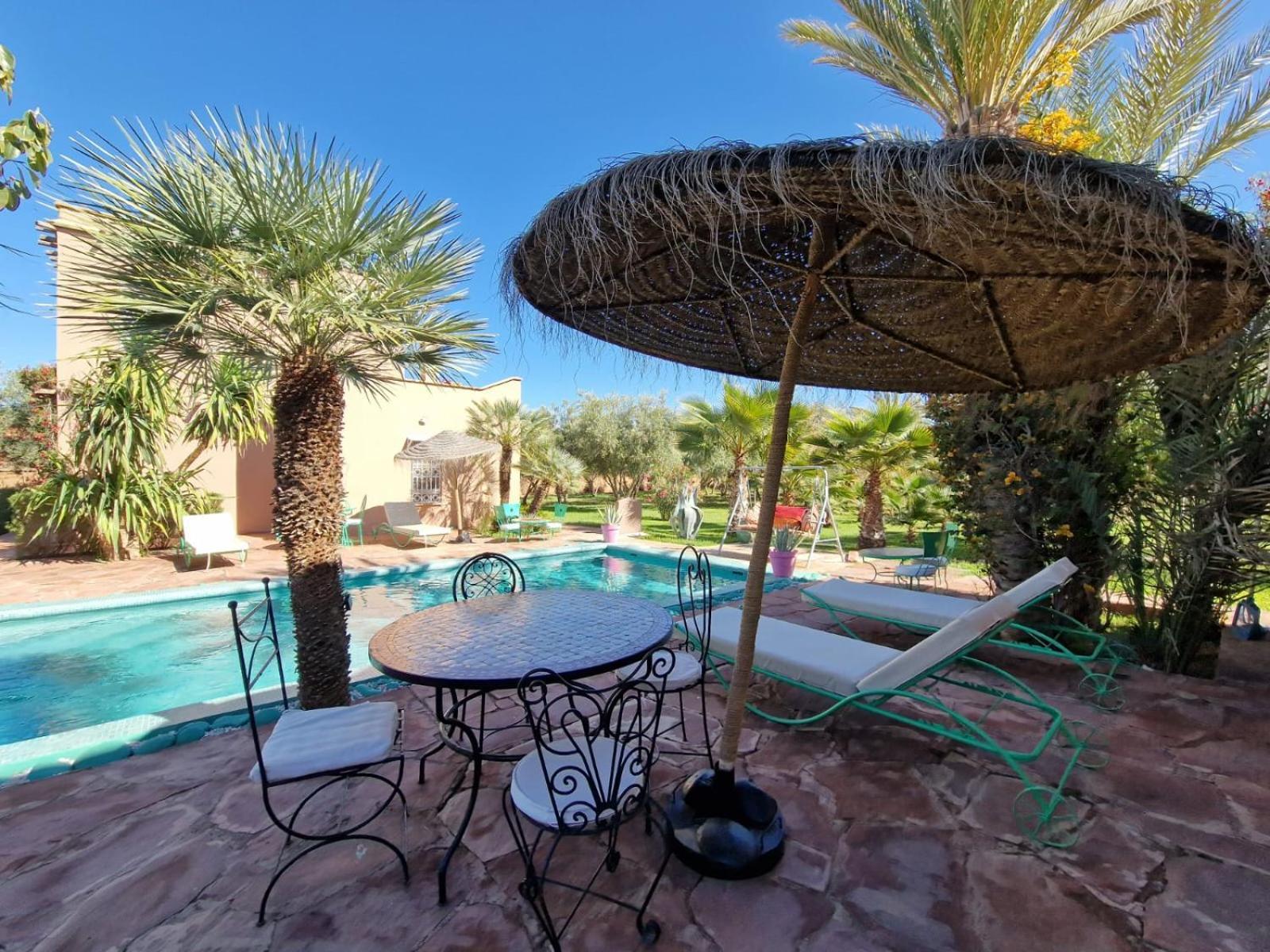 Manzal Lahbab, 2Villas 2Bungalows 2Piscines Et Jardins Ouled Jelal Exteriör bild