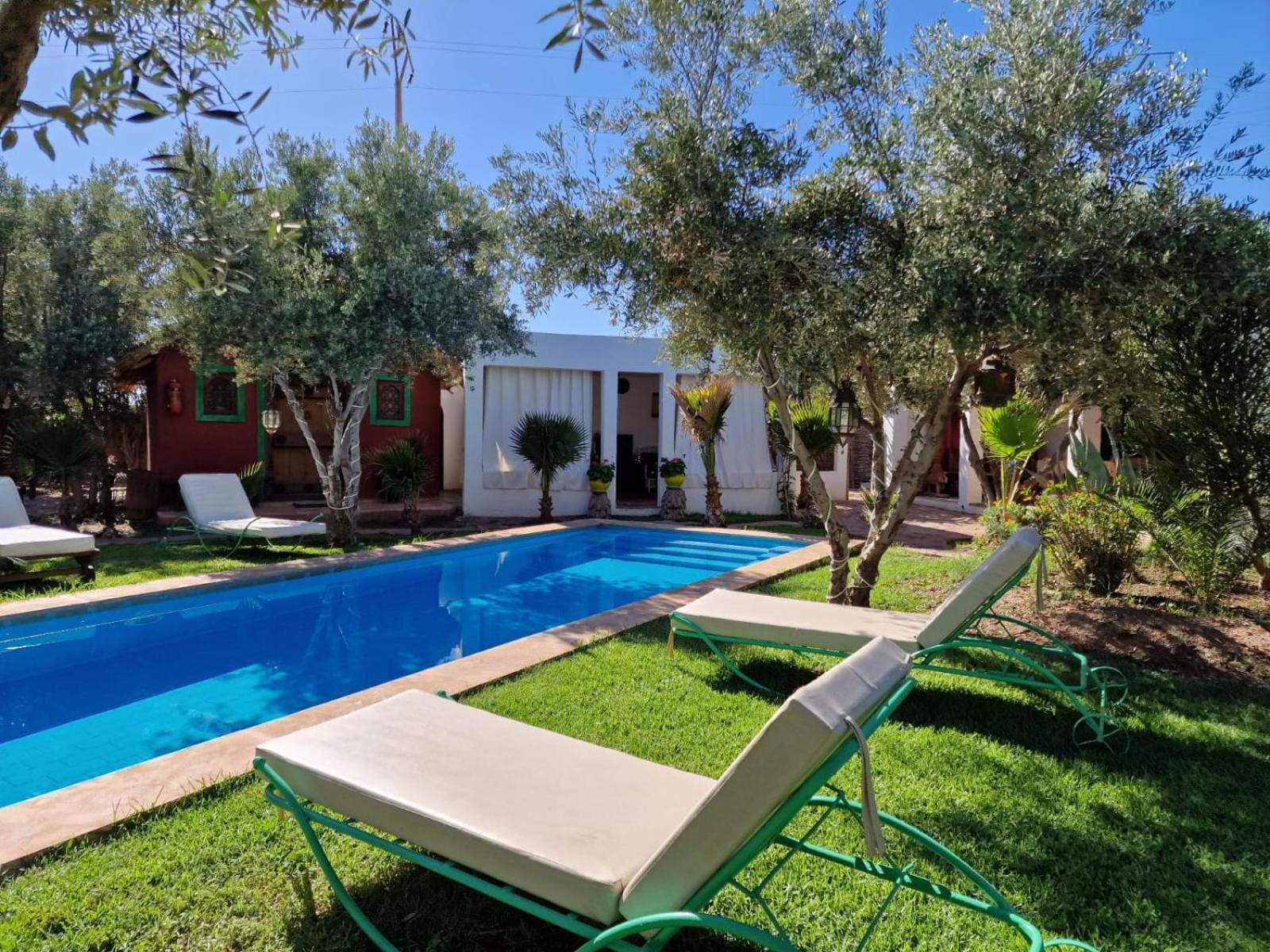 Manzal Lahbab, 2Villas 2Bungalows 2Piscines Et Jardins Ouled Jelal Exteriör bild