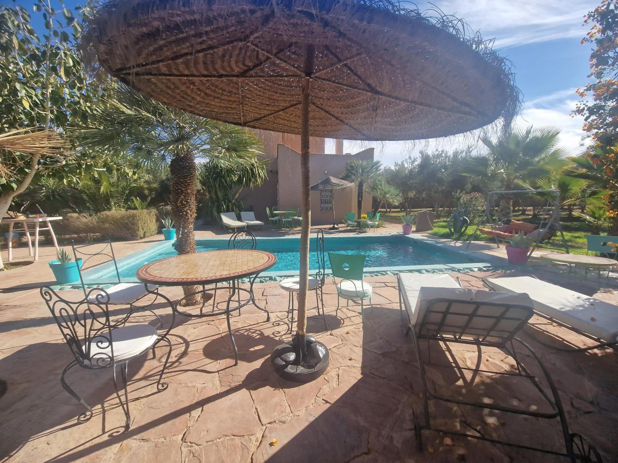 Manzal Lahbab, 2Villas 2Bungalows 2Piscines Et Jardins Ouled Jelal Exteriör bild