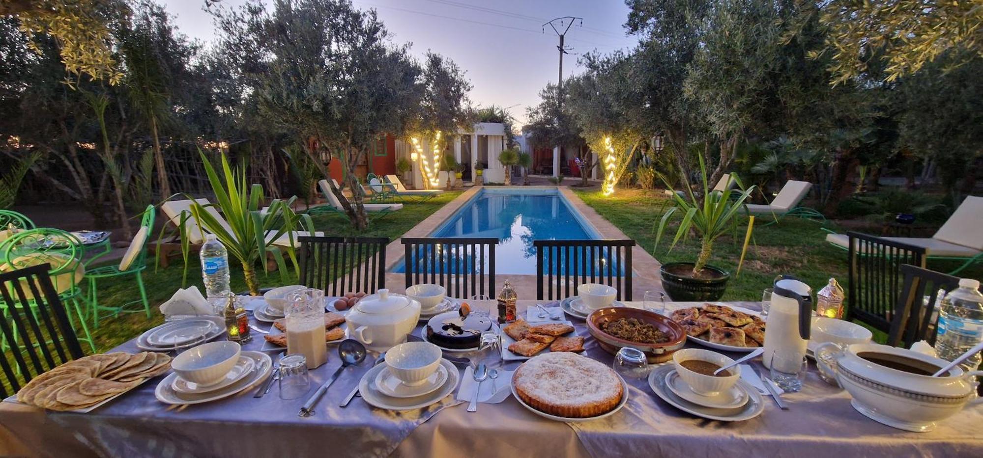 Manzal Lahbab, 2Villas 2Bungalows 2Piscines Et Jardins Ouled Jelal Exteriör bild