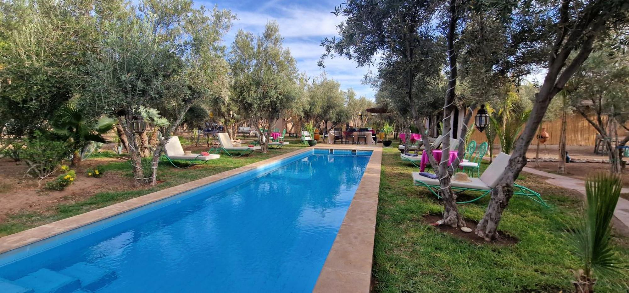 Manzal Lahbab, 2Villas 2Bungalows 2Piscines Et Jardins Ouled Jelal Exteriör bild